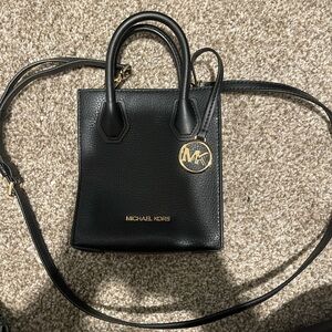 Michael KorsMercer Extra-Small Pebbled Leather Crossbody Bag